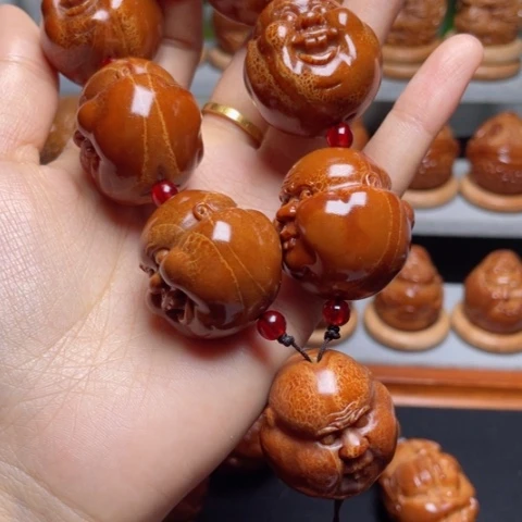 吊坠橄榄核四****馆百态手持3.0八颗