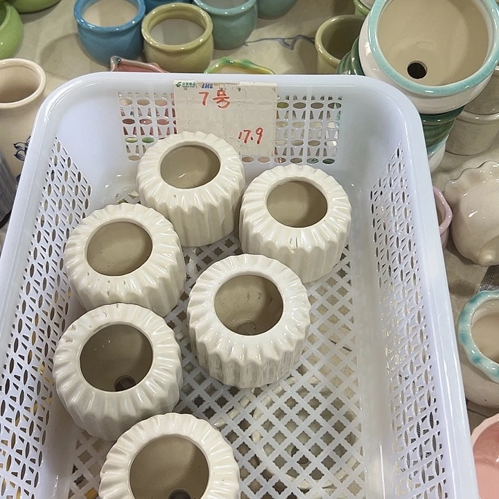 微瑕陶瓷花盆满9.9发