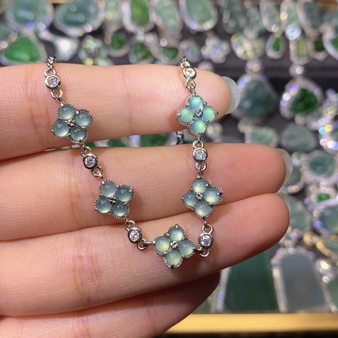 翡翠未镶嵌颈饰天然