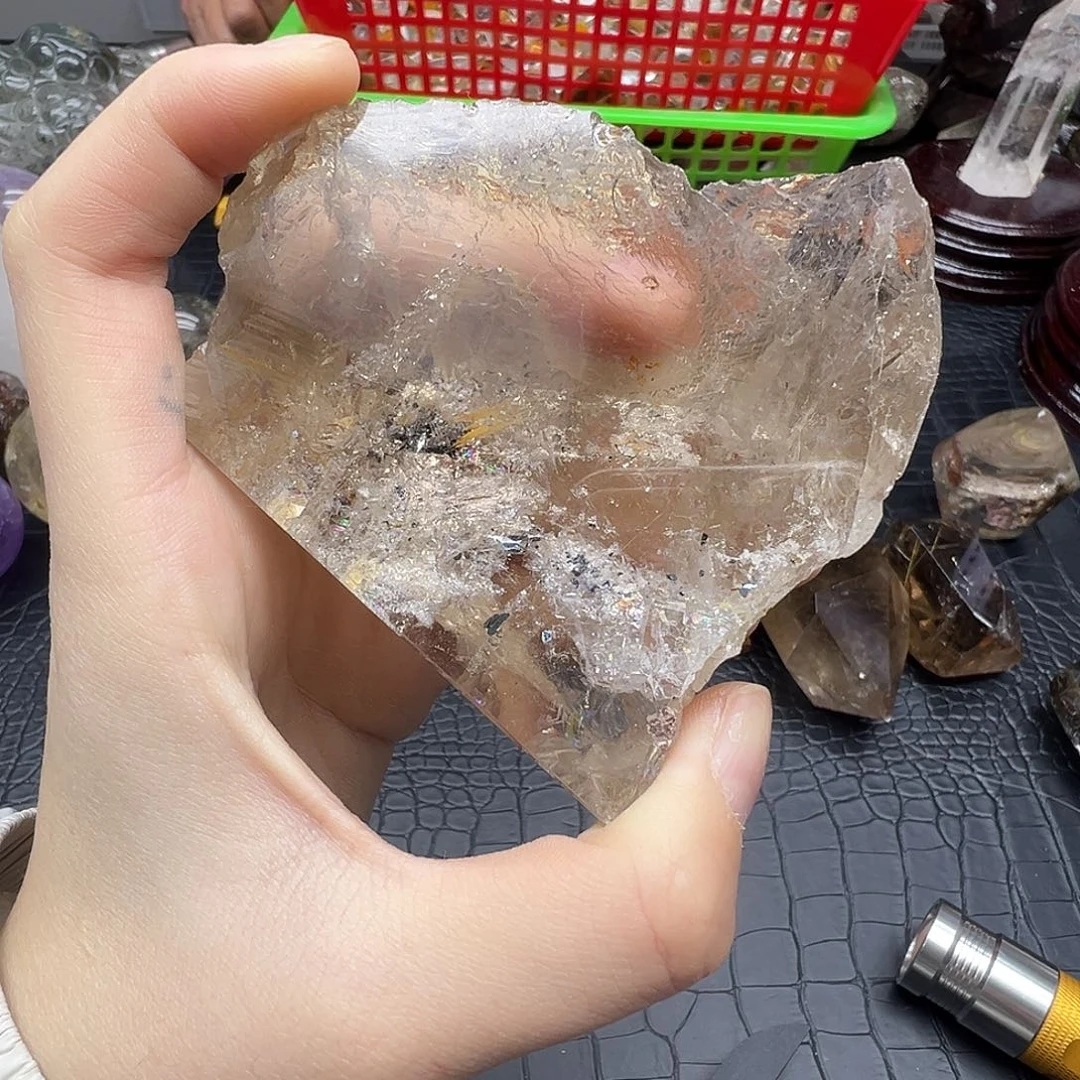 未镶嵌珠宝半成品水晶445水晶
