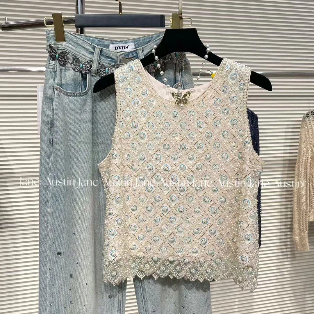 Jane Austin•(天使之恋)2025新款背心重工高级款休闲高级感