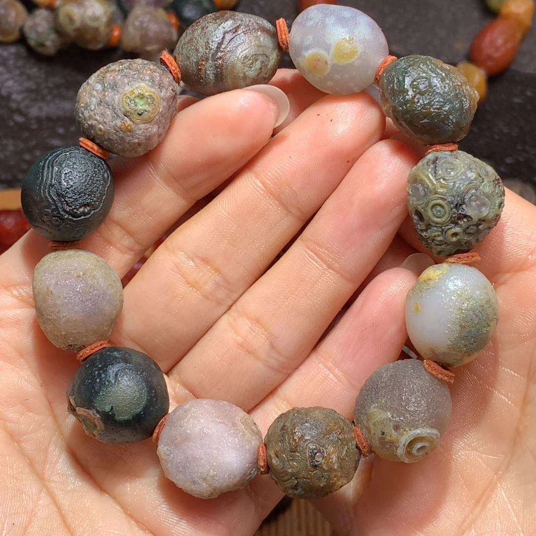 未镶嵌玛瑙/玉髓珠宝半成品
