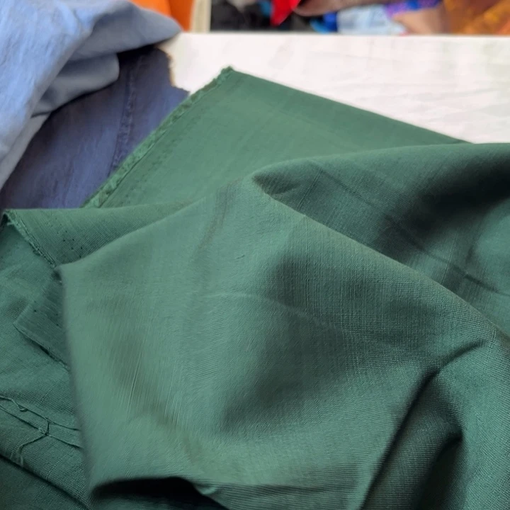 墨绿麻棉1米瑕疵。