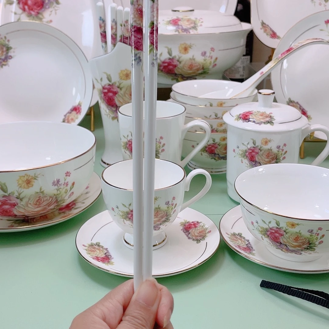 45%以上骨粉骨瓷骨瓷筷子10双