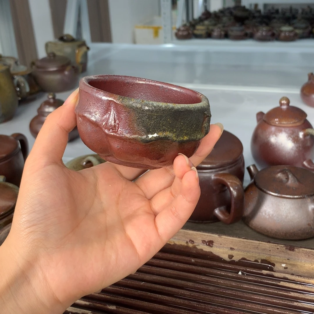 佛***来茶壶紫砂纯自然柴烧