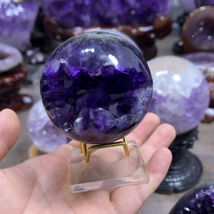 紫晶摆件未镶嵌摆件
