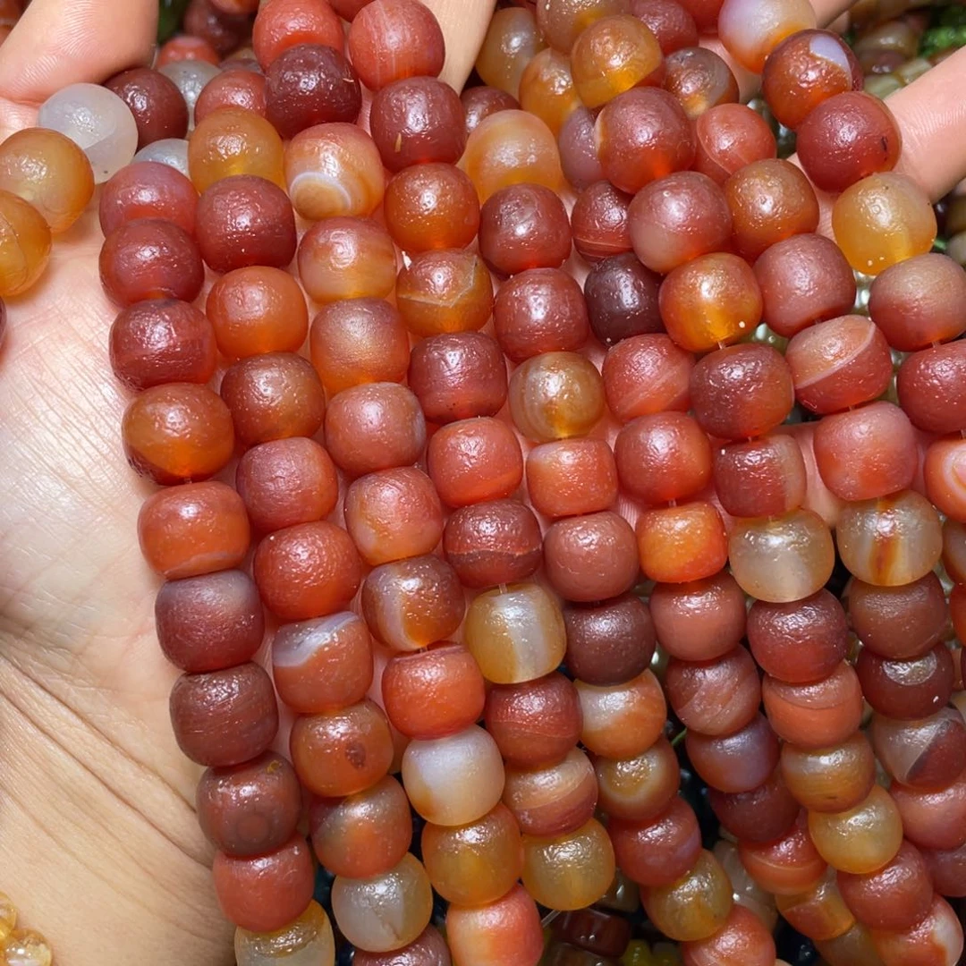 查罗石珠宝半成品合金橘皮墩墩13