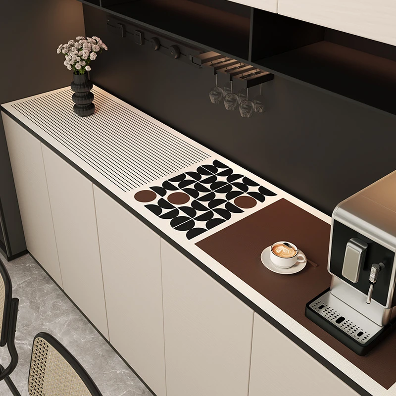 轻奢高级感餐边柜桌垫玄关桌面垫鞋柜台面保护垫电视柜防水防脏垫