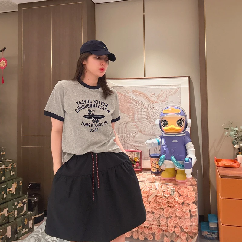 （直播）BETTER JOELAY-【飘逸雪纺】时尚百搭宽松简约半身裙WL9821