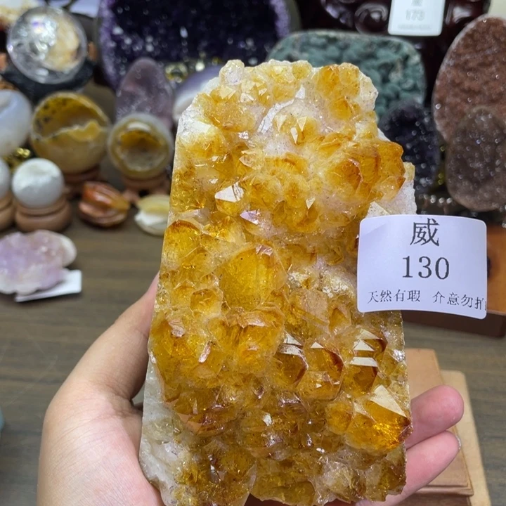 未镶嵌水晶珠宝半成品