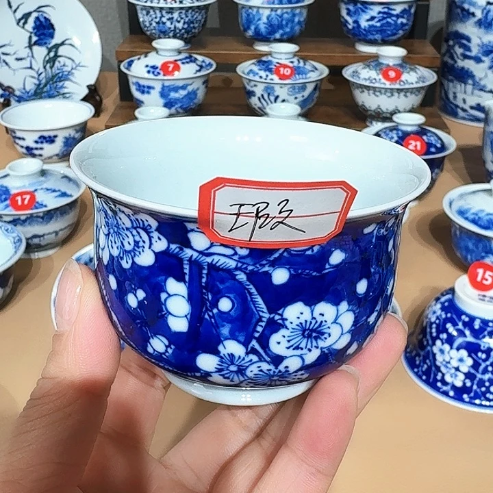 景德镇纯手工手绘单杯