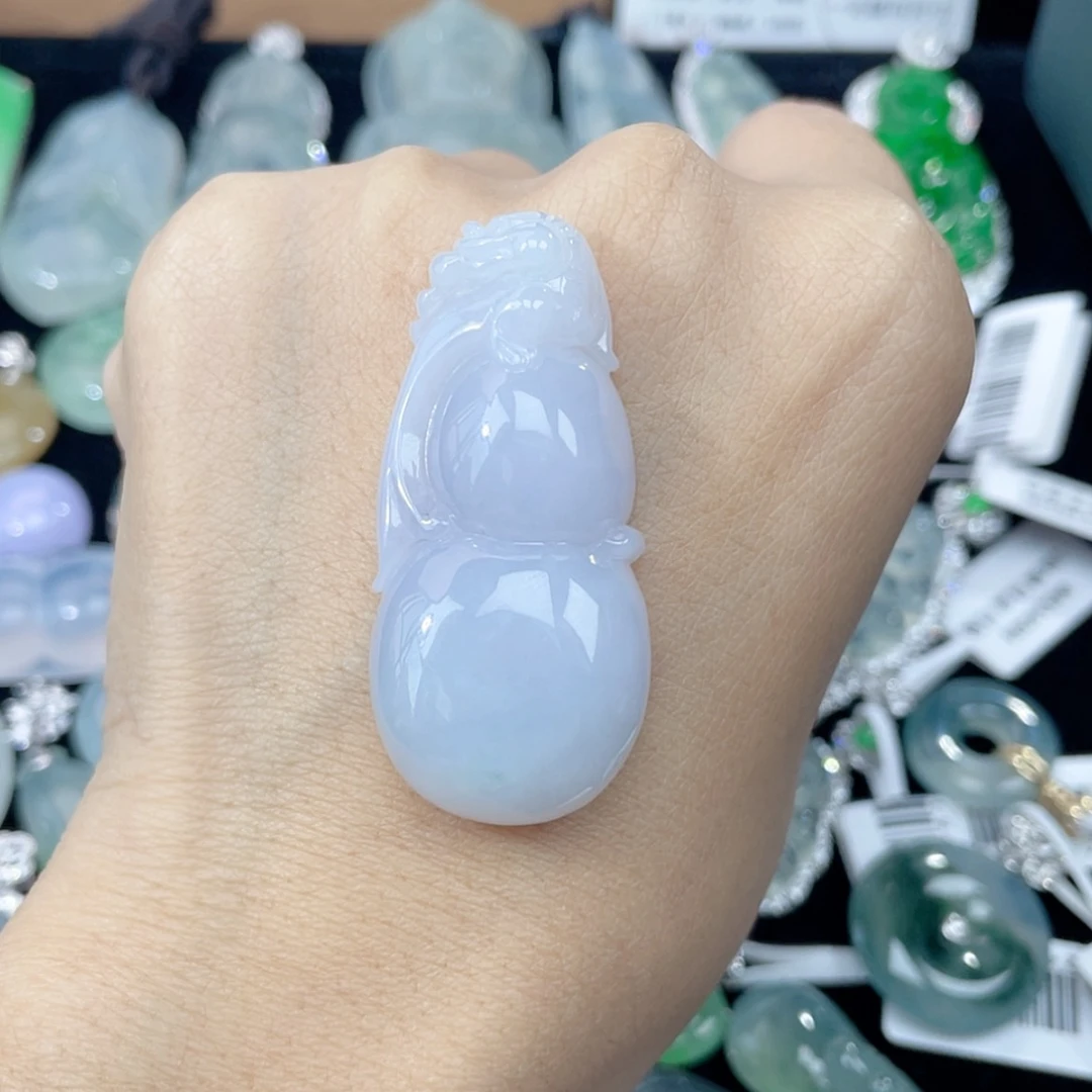【闪购商品】翡翠颈饰未镶嵌17号 紫葫芦