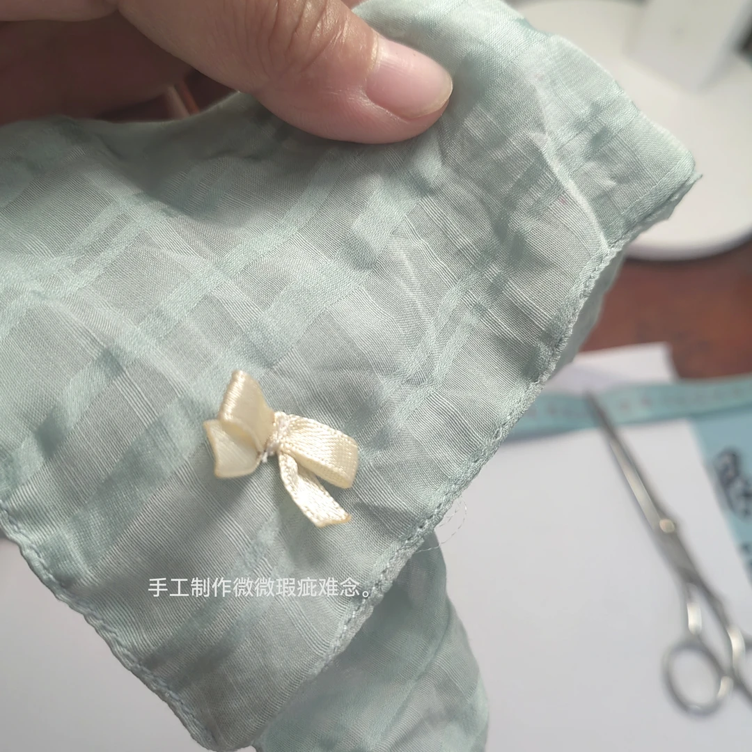 原创设计日韩甜美女法式发圈发绳成人头绳纯色针织宝宝