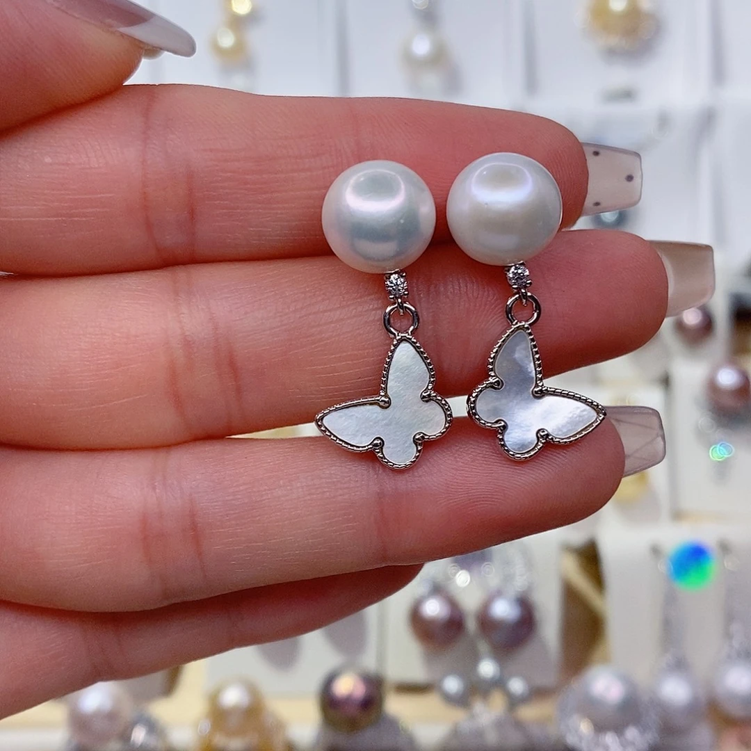 淡水珍珠未镶嵌耳饰