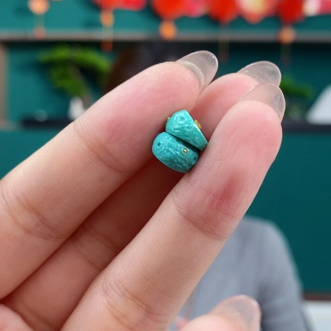 绿松石珠宝奇石未镶嵌