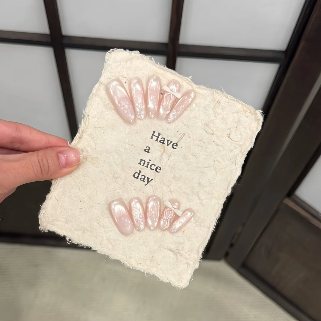 云边雪绒-XingHeJiYu轻奢高定美甲 10片装