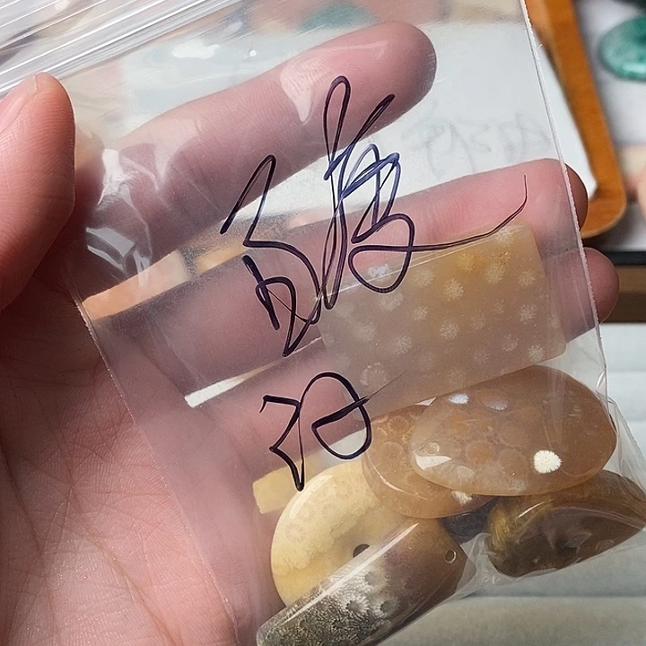 百***江硅化玉未镶嵌颈饰