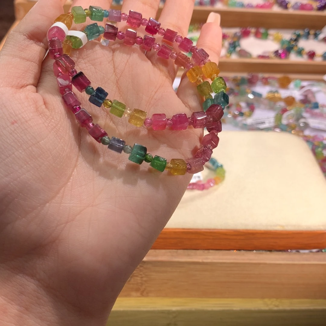 手串未镶嵌碧玺多样性发货其一