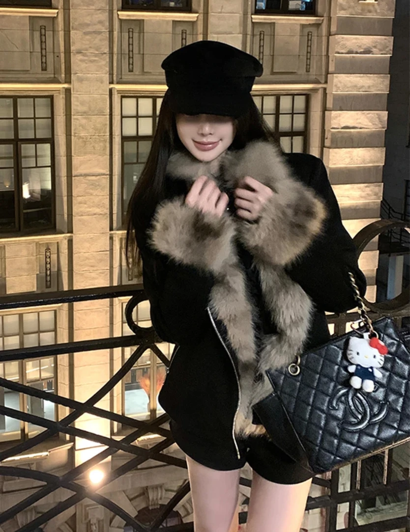 皮草真皮衣服直播间