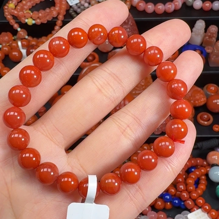 南红玛瑙未镶嵌手串8mm