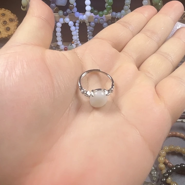 和田玉（糖玉）未镶嵌戒指