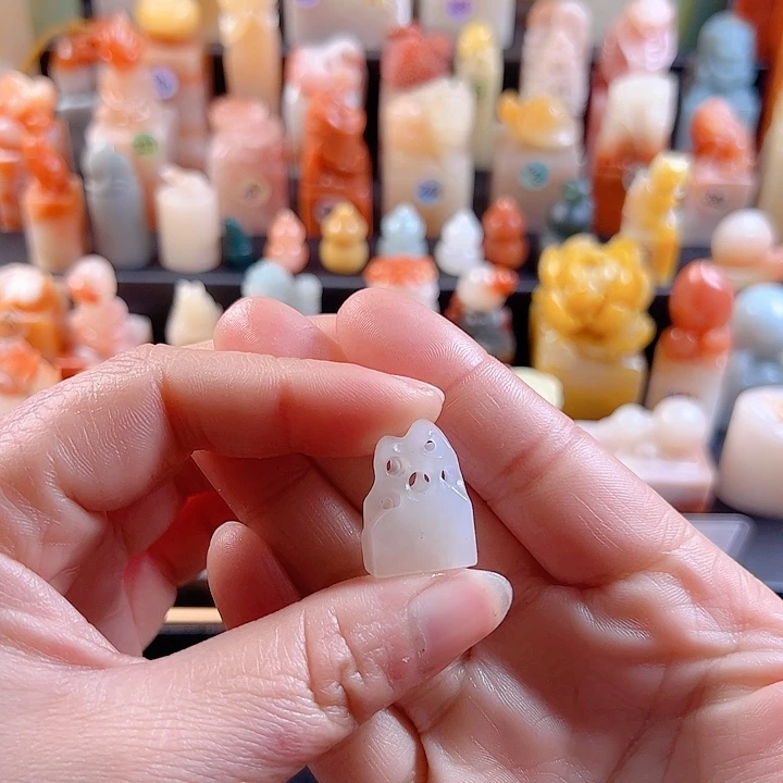 老挝石印石手工定制，包刻