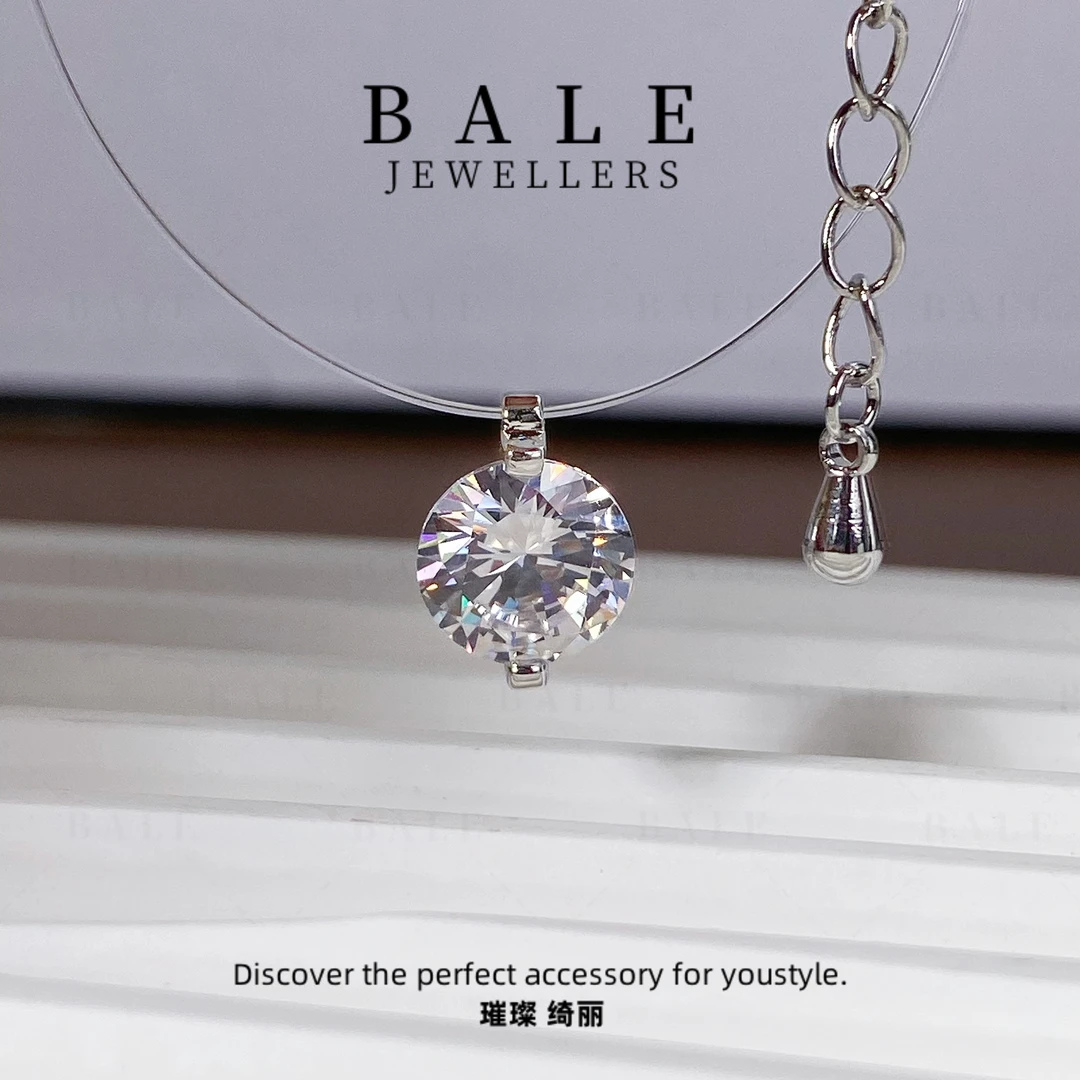 铜合金项链 L2684 <·人鱼之泪·> 7MM 时尚百搭简约坠链气质