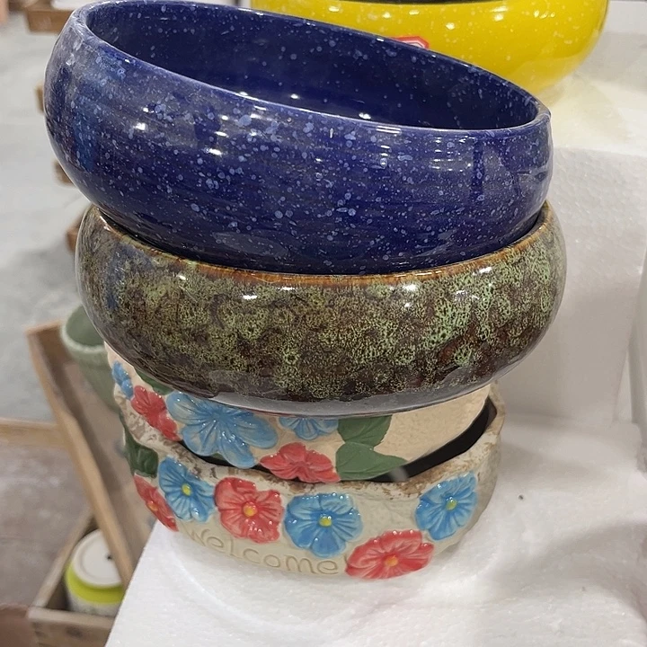 无孔！全场福利价陶瓷花盆