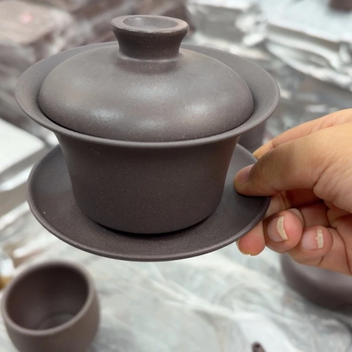 紫砂茶壶宜兴原矿天青