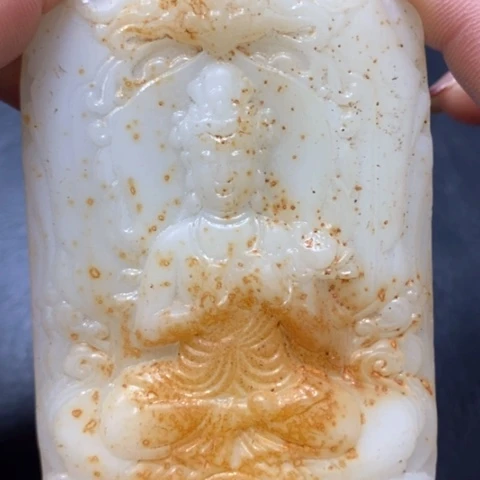 和田玉（糖玉）挂件未镶嵌