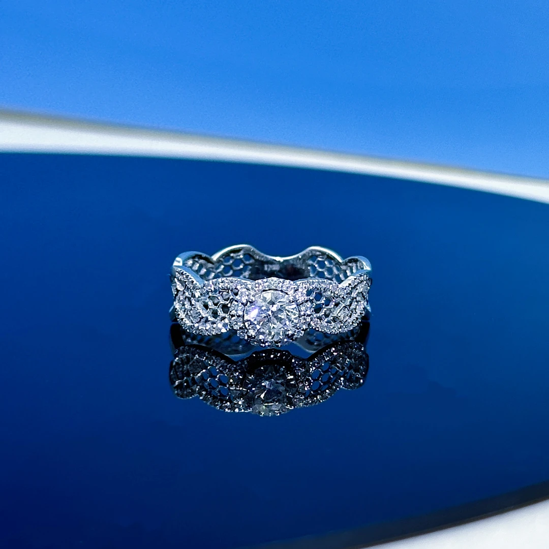 【富恩珠宝】 重金 ZSJZ01131  80分P蕾丝花边戒指