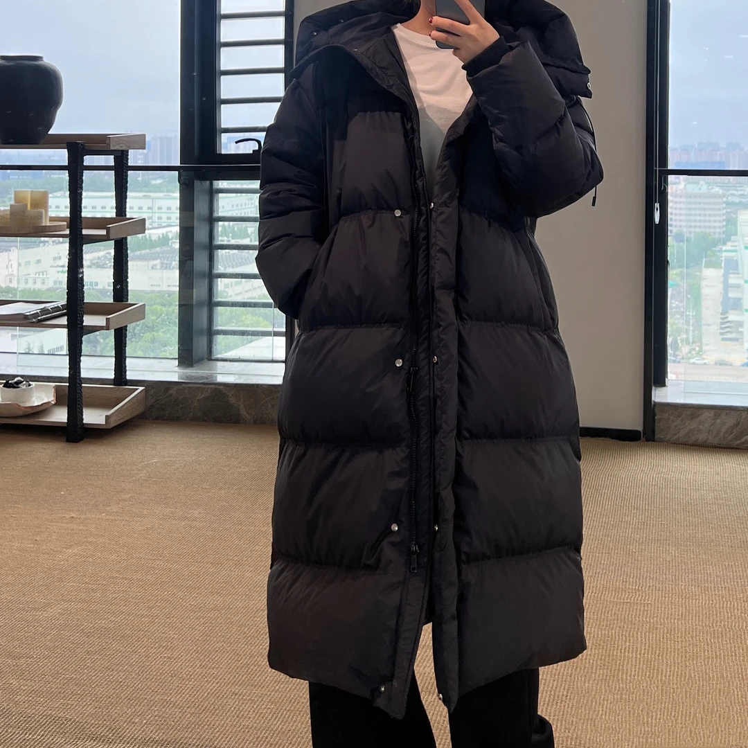 新国标鹅绒羽绒服轻奢长款加厚8019