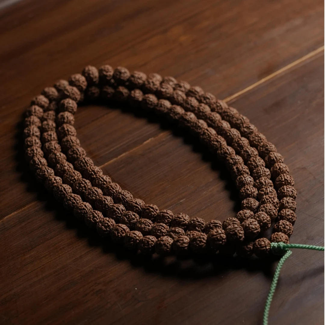 【超头-长串】7mm戈地利闷墩一代盘龙原桩108长串小金刚菩提