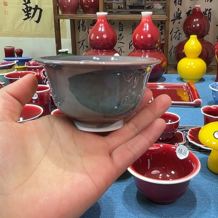 景德镇陶瓷美人醉压手杯