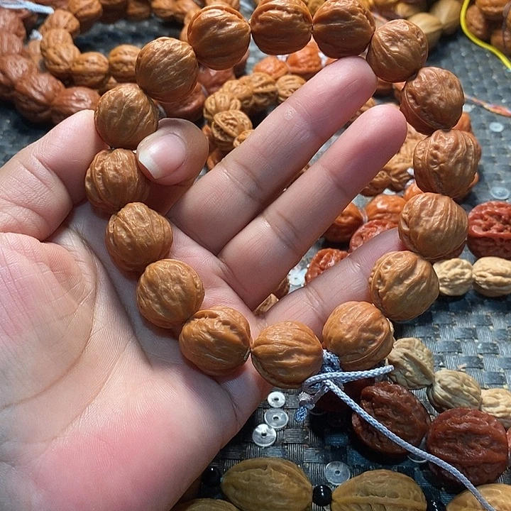 手串文玩核桃异形七星瓢虫