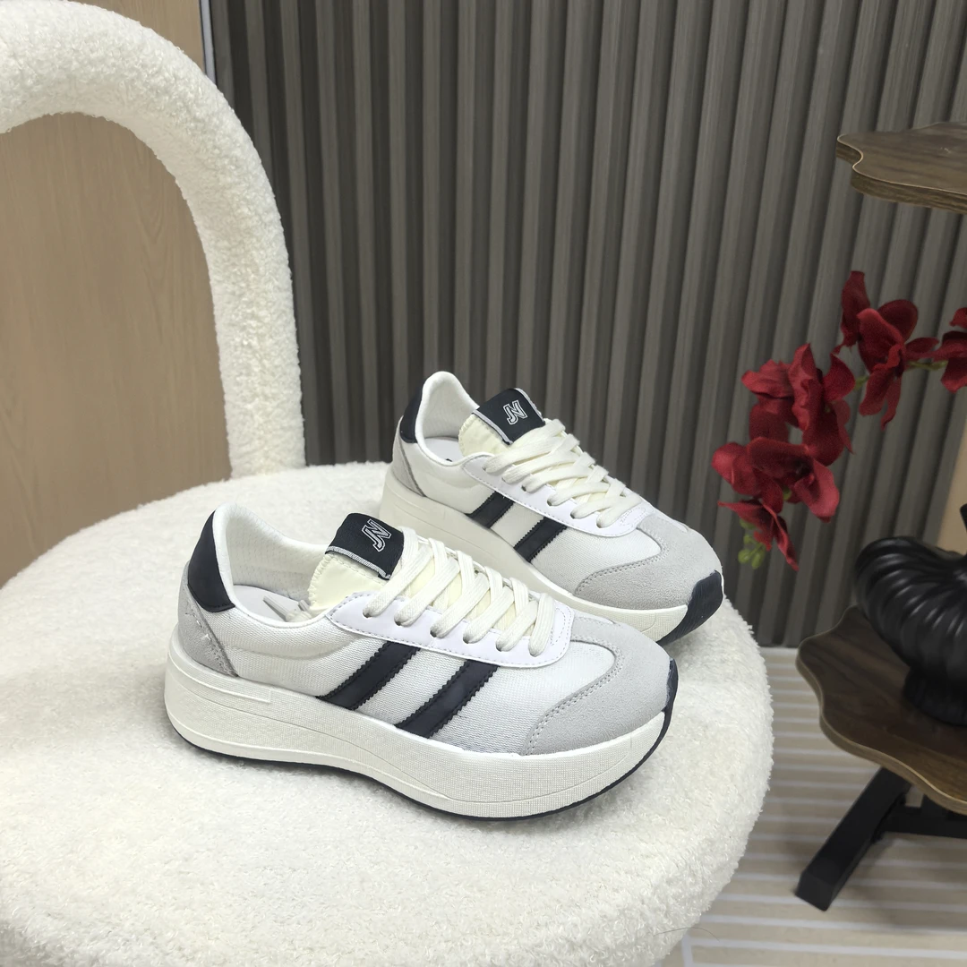 【十六号】芭慕秀超轻单网面阿甘鞋夏季透气厚底休闲运动鞋5006-2