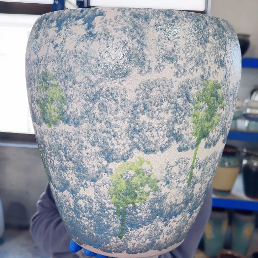 紫砂花盆高30口26