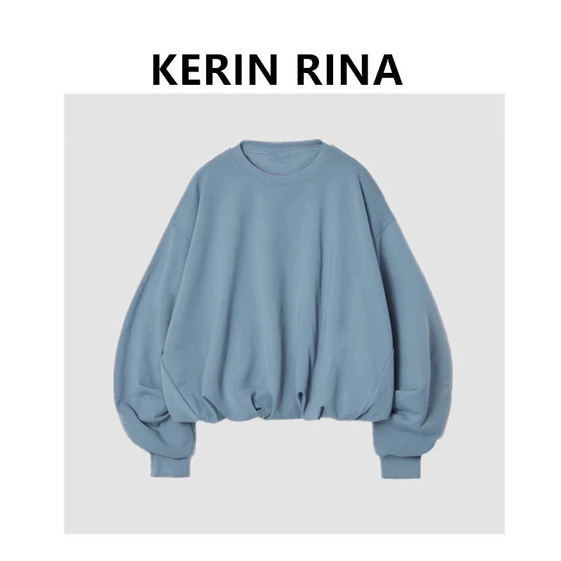 Kerin {摩登系列}--标准版圆领气球垂感落肩卫衣