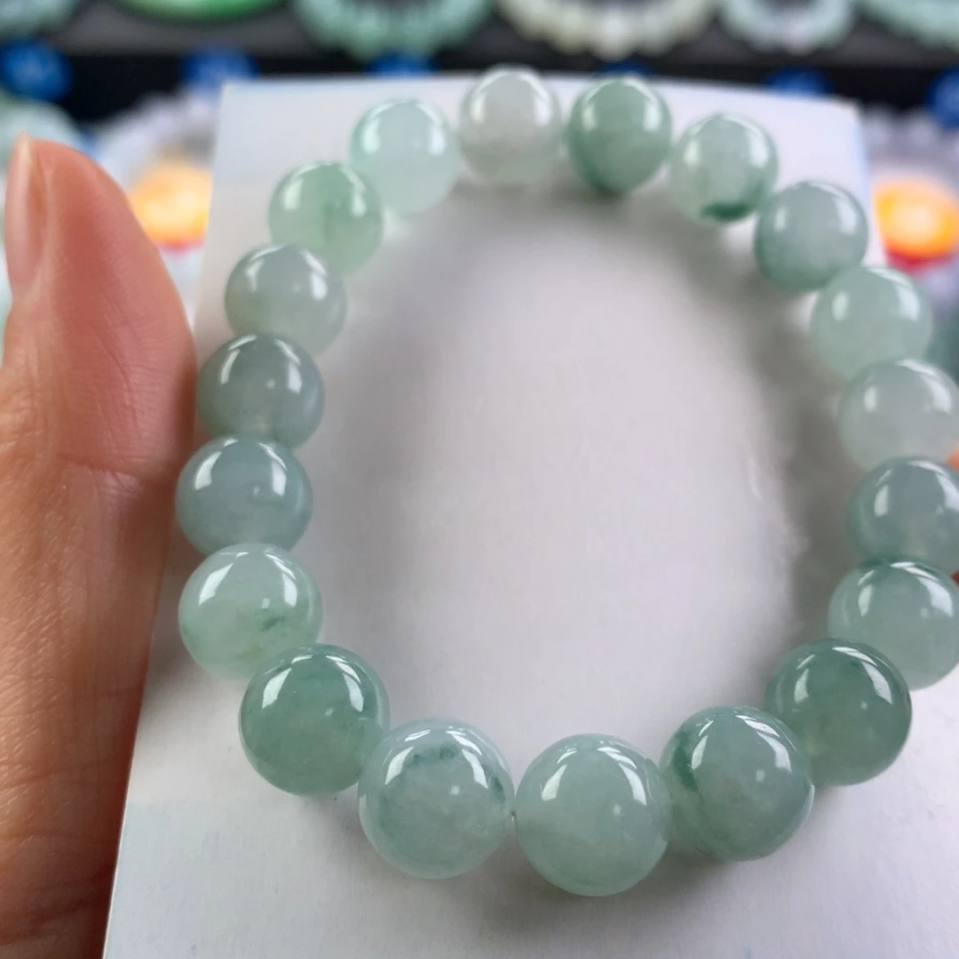 翡翠未镶嵌手链卡10