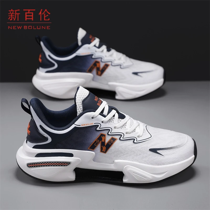 新百伦正品男鞋新款夏季网面运动鞋子男士休闲透气时尚百搭跑步鞋