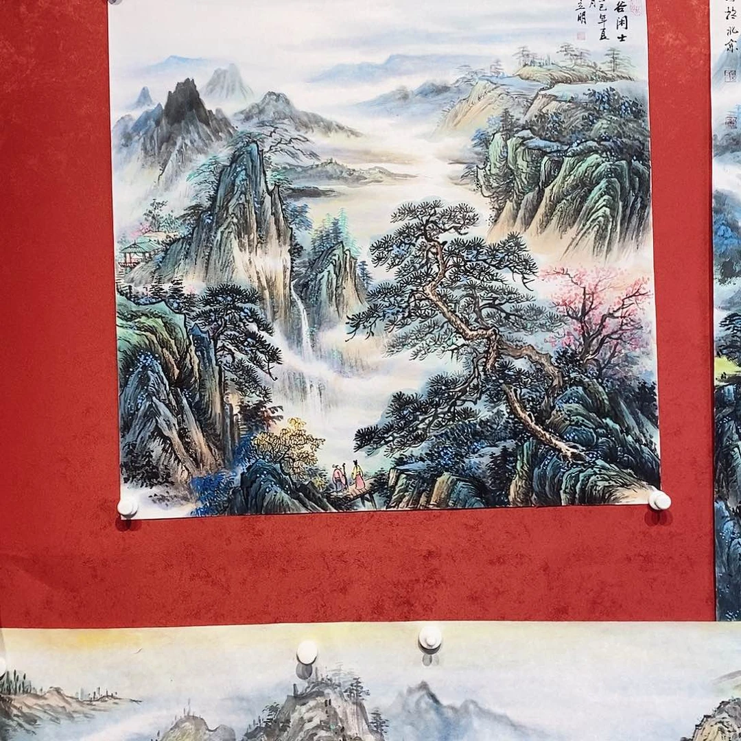 国画荣立明老师佳作