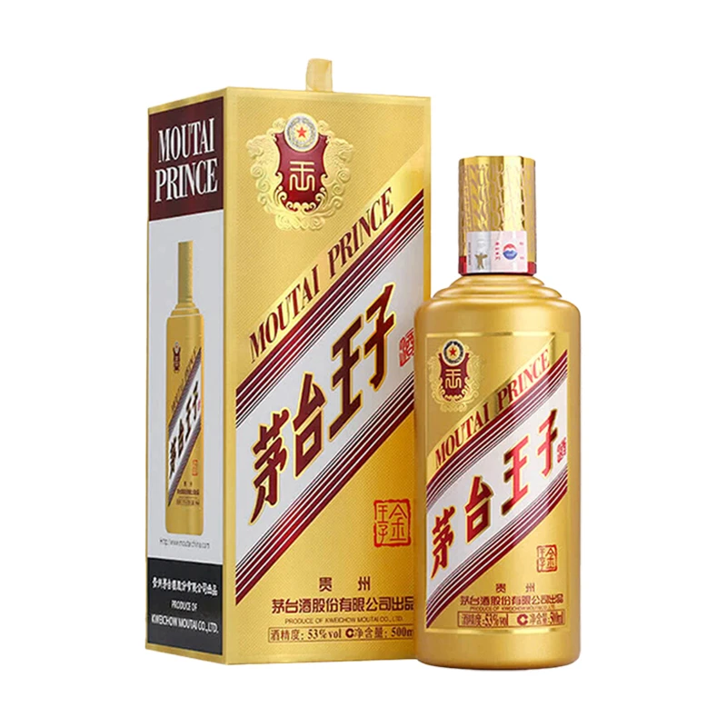 MOUTAI PRINCE/茅台王子酒金王子酱香型白酒 单瓶装53度500ml*1瓶