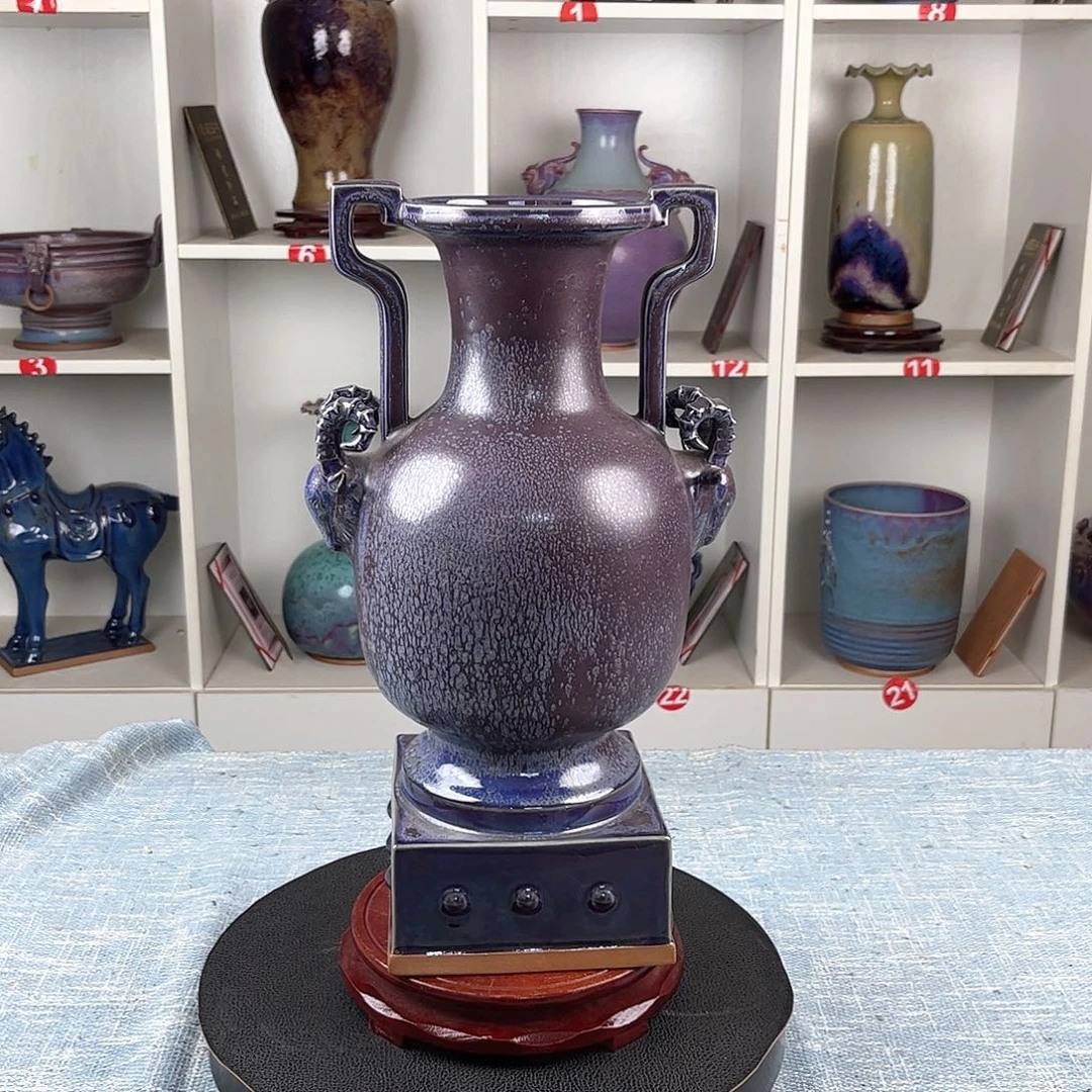 瓷片吉祥尊炭烧高端