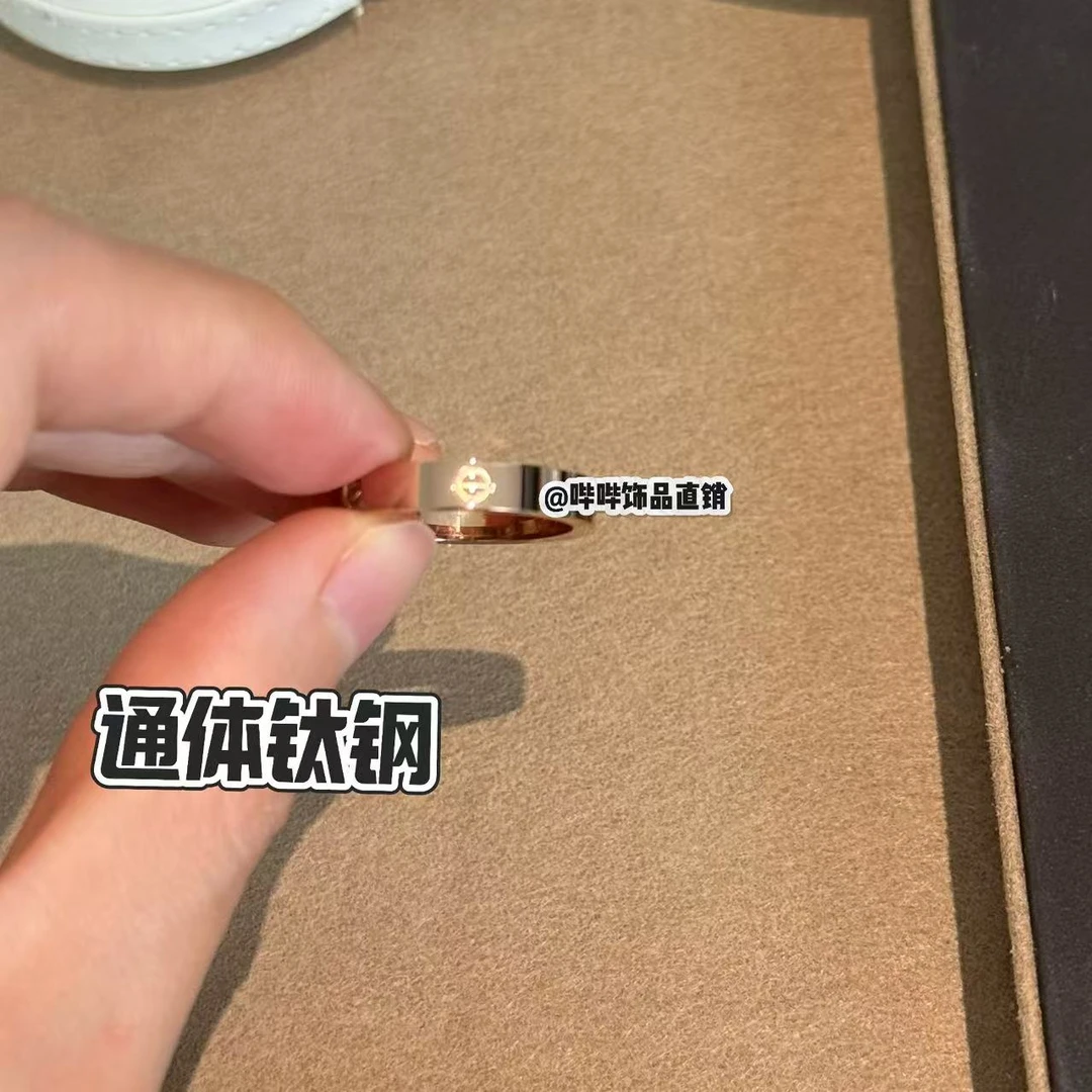 钛钢戒指 BIBI【全钉窄板】戒指G077