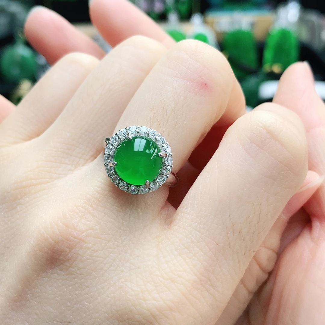 玛瑙/玉髓银S925镶嵌戒指