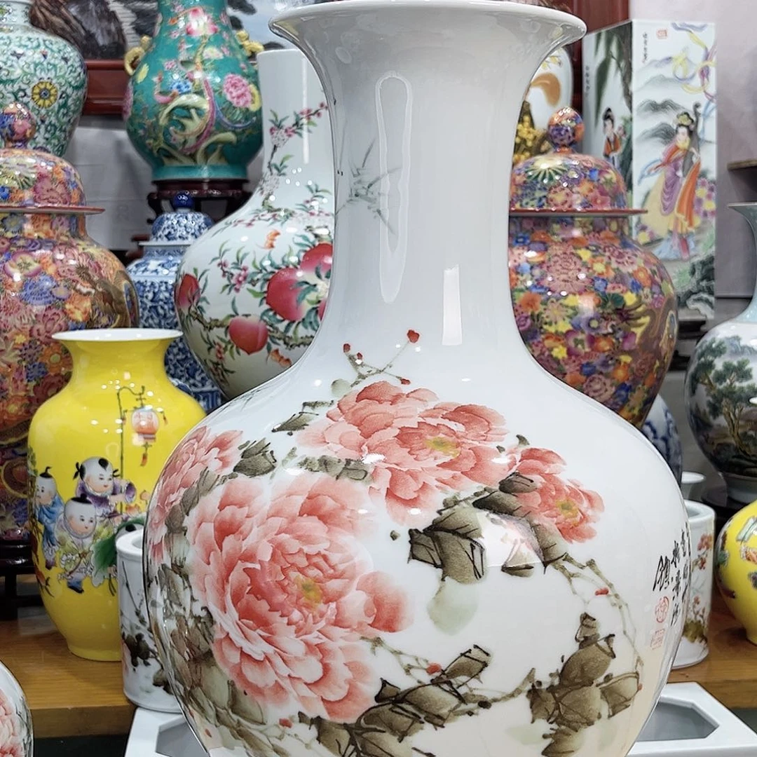 塞***子摆件景德镇的陶瓷