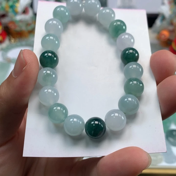 翡翠未镶嵌手链翡翠手串