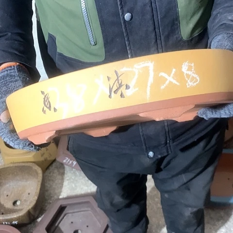 紫砂花盆手工制作