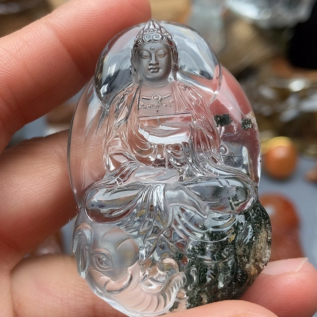 水晶颈饰未镶嵌吊坠