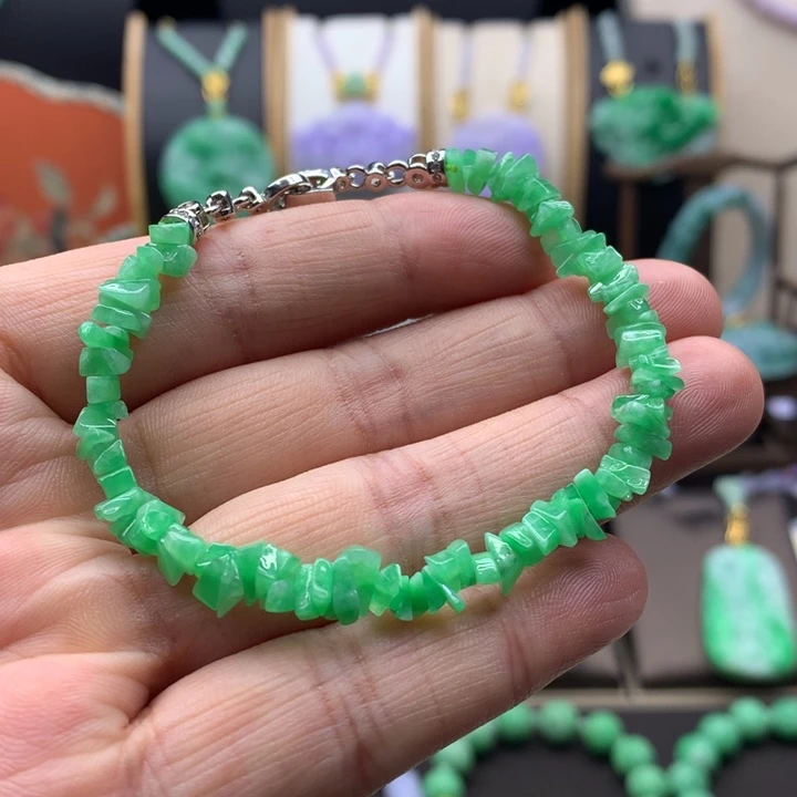 翡翠未镶嵌手链翡翠手链